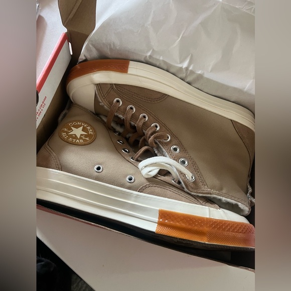 Converse chuck 70 hi tonal unisex sneaker in brown - Picture 5 of 14